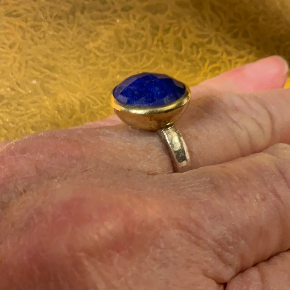 COPY - Gurhan lapis cocktail ring - Picture 4 of 9